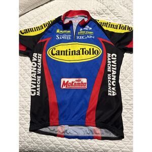 vtg Biemme CANTINA TOLLO Cycling Team Jersey LARGE 2000 Diadora Moser Regain Xxl